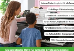 ARTIST AHEAD® Noten Aufkleber für Klavier & Keyboard*Artist Ahead Musikverlag Discount