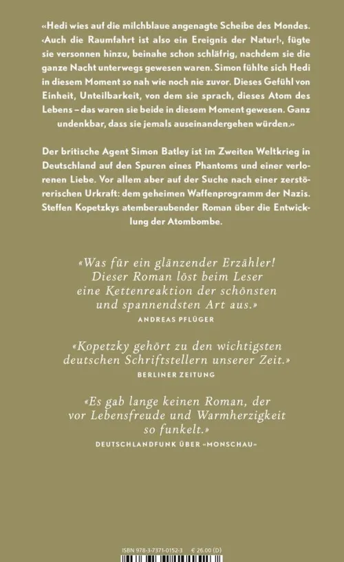 Rowohlt Berlin Spionagethriller-Atom