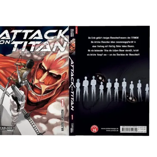 Carlsen Verlag GmbH Horror|Fantasy-Attack on Titan 01