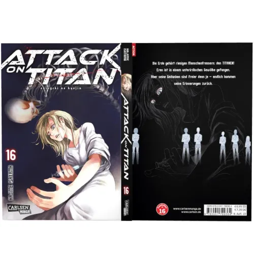 Carlsen Verlag GmbH Horror|Fantasy-Attack on Titan 16