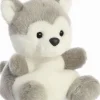 Aurora World Puppen & Stofftiere-Aurora 33474 - Palm Pals Busky Husky, Plüschtier, 13 cm