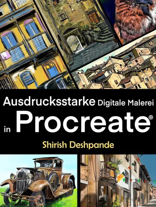 Shirish D Kunst & Architektur-Ausdrucksstarke Digitale Malerei in Procreate