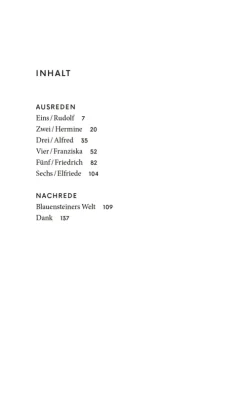 Ausreden*Zsolnay-Verlag Best