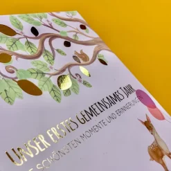 Babyalbum - UNSER ERSTES GEMEINSAMES JAHR (rosé)*PAPERISH Verlag