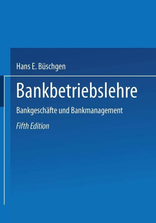 Gabler Verlag Wirtschaft|Geld & Finanzen-Bankbetriebslehre