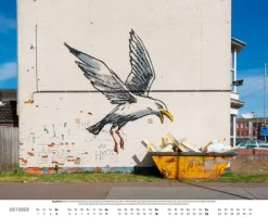 Heel Verlag Wandkalender-Banksy Kalender 2026 Premium XXL-Posterkalender