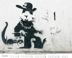 Heel Verlag Wandkalender-Banksy Kalender 2026 Premium XXL-Posterkalender