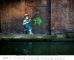 Heel Verlag Wandkalender-Banksy Kalender 2026 Premium XXL-Posterkalender