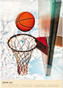 Calvendo Wandkalender*Basketball Fun (Wandkalender 2026 DIN A3 hoch), Monatskalender
