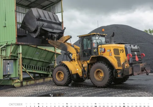 Baumaschinen Kalender 2026*Heel Verlag GmbH