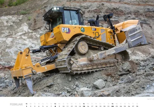 Baumaschinen Kalender 2026*Heel Verlag GmbH