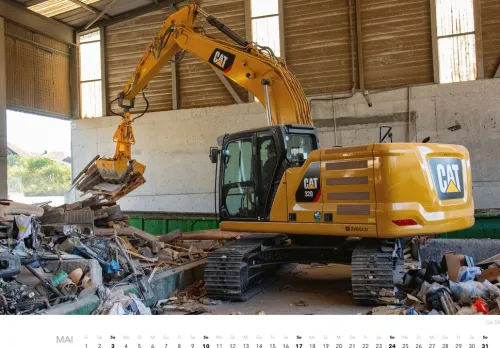 Baumaschinen Kalender 2026*Heel Verlag GmbH