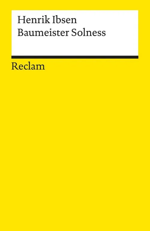 Baumeister Solness*Reclam Philipp Jun. Discount