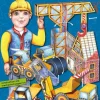 Baustelle Bastelbogen Baufahrzeuge basteln Ausschneidebogen*Atelier Color