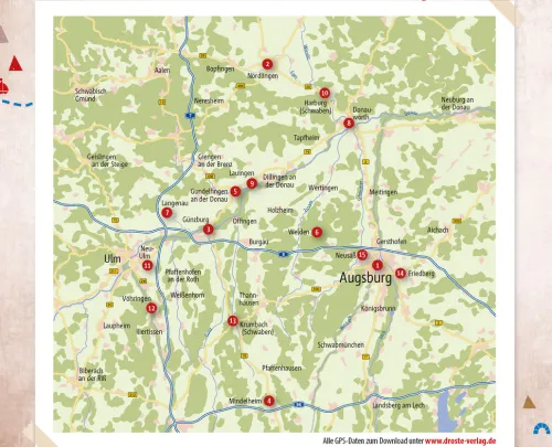 Droste Verlag Radreisen & Radtouren*Bayerisch-Schwaben. Radeln für die Seele