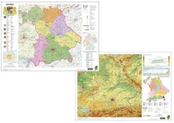 Bayern politisch/physisch. DUO-Schreibunterlage klein*Stiefel Eurocart GmbH Clearance