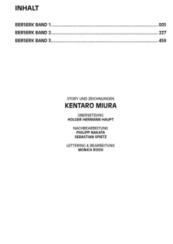 Panini Verlags GmbH Horror|Fantasy*Berserk Master Edition 01