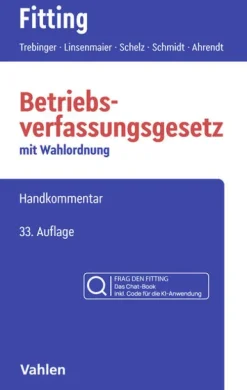 Betriebsverfassungsgesetz: BetrVG Chat-Book*Vahlen Franz GmbH Clearance