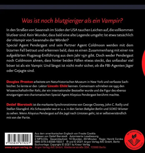 Argon Verlag GmbH Krimis & Thriller·Horror Gegenwart|Krimis & Thriller·Polizeiarbeit & Forensik-BLOODLESS - Grab des Verderbens