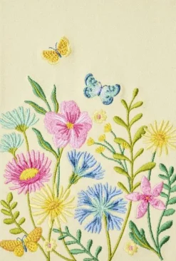 Groh Verlag Notizbücher & -Blöcke-Blütenträume Notizbuch bestickt, A5 - 240 Seiten, beige