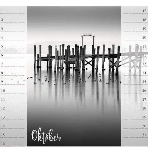 Stadler Kalender Immerwährender Kalender-Bodensee. Immerwährender Geburtstags- und Tischkalender