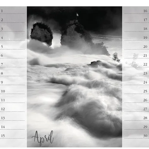 Stadler Kalender Immerwährender Kalender-Bodensee. Immerwährender Geburtstags- und Tischkalender