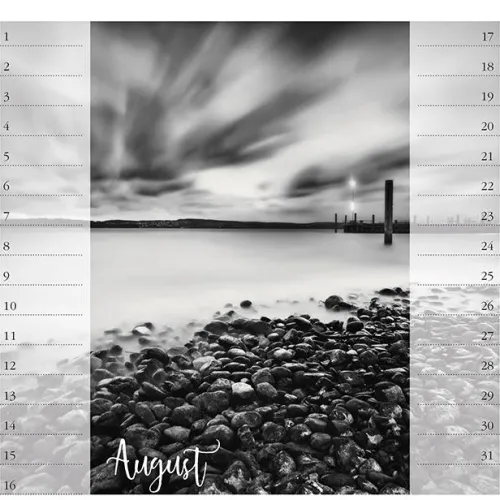 Stadler Kalender Immerwährender Kalender-Bodensee. Immerwährender Geburtstags- und Tischkalender