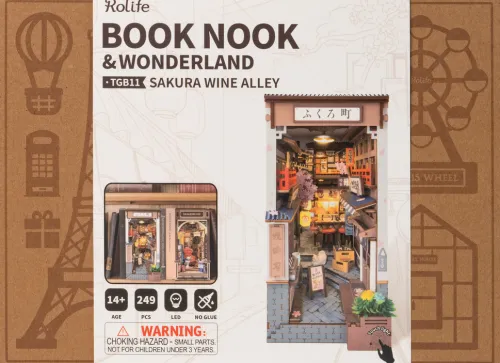 Booknook: Sakura Wine Alley*Robotime Sale