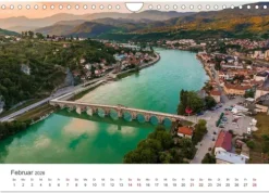 Calvendo Wandkalender-Bosnien - Wunderschöne Natur in einem bezaubernden Land. (Wandkalender 2026 DIN A4 quer), Monatskalender