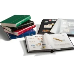 Leuchtturm GmbH Hobby & Lifestyle*Briefmarken Einsteckbuch BASIC, Einband unwattiert in Schwarz, DIN A