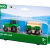 Ravensburger Modelle & Konstruktion*BRIO - Traktor mit Holz-Anhänger