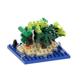 BRIXIES 220047 - Postkarte Happy Holiday, 3D Konstruktionsbausatz aus Ministeinen, 95 Teile*Schäfer Toy Company GmbH