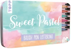 frechverlag GmbH Kalligraphie & Handlettering|Küche & Esszimmer*Brush Pen Lettering Designdose Sweet Pastel