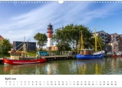 Büsum - Urlaub an der Nordsee (Wandkalender 2026 DIN A3 quer), Monatskalender*Calvendo Best