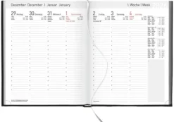 Korsch Verlag GmbH Buchkalender*Buchkalender Manager-Timer Balaton schwarz 2026