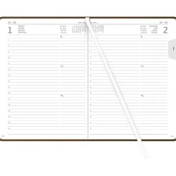 Neumann Verlage GmbH & Co Buchkalender-Buchkalender Nature Line Malt 2026 - Taschen-Kalender A5 - 1 Tag 1 Seite - 416 Seiten - Umwelt-Kalender - mit Hardcover - Alpha Edition