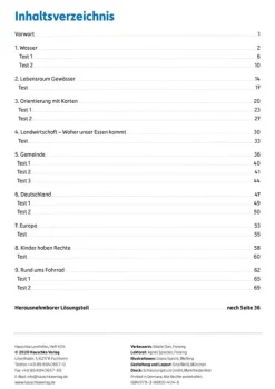 Hauschka Verlag GmbH Grundschule·Sachkunde-Übungsheft mit Tests im Sachunterricht 4. Klasse