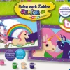 Ravensburger Spieleverlag Basteln & Kreatives-Bunte Einhornwelt Malen nach Zahlen Junior
