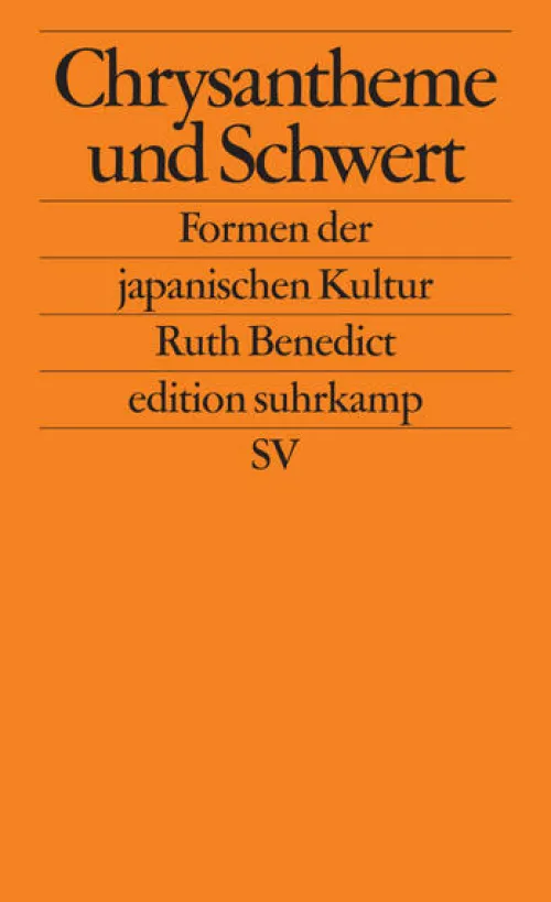 Suhrkamp Verlag Ethnologie*Chrysantheme und Schwert