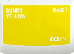 COLOP Stempel & -Kissen*MAKE 1 Stempelkissen, sunny yellow, 50 x 90 mm