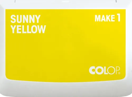 COLOP Stempel & -Kissen*MAKE 1 Stempelkissen, sunny yellow, 50 x 90 mm