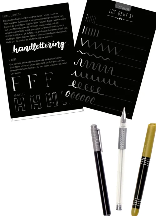 Coppenrath - Creative Time - Handlettering Black Edition - Creative Time*Coppenrath Verlag