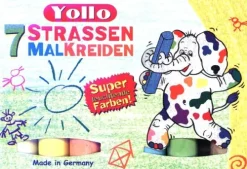 Corvus Basteln & Kreatives*A190675 - Strassenmalkreide, 7x farbige Kreide