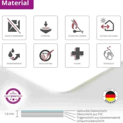 Cover-your-desk Schreibtischunterlagen*Schreibtischunterlage für Kinder Unterwasserwelt, aus hochwertigem Vinyl , 60 x 40 cm