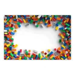 Schreibtischunterlage für Kinder und Erwachsene Klemmbausteine, aus hochwertigem Vinyl , 60 x 40 cm*Cover-your-desk Sale
