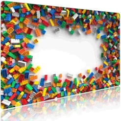 Schreibtischunterlage für Kinder und Erwachsene Klemmbausteine, aus hochwertigem Vinyl , 60 x 40 cm*Cover-your-desk Sale