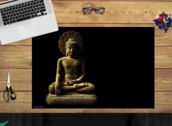 Schreibtischunterlage für Kinder und Erwachsene Buddha, aus hochwertigem Vinyl , 60 x 40 cm*Cover-your-desk Best