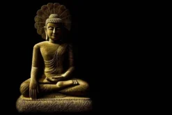 Schreibtischunterlage für Kinder und Erwachsene Buddha, aus hochwertigem Vinyl , 60 x 40 cm*Cover-your-desk Best