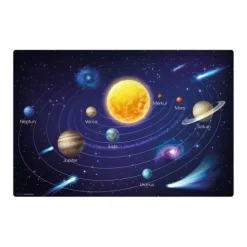 Cover-your-desk Schreibtischunterlagen-Schreibtischunterlage für Kinder und Erwachsene Unser Sonnensystem II, aus hochwertigem Vinyl , 60 x 40 cm