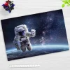 Cover-your-desk Schreibtischunterlagen*Schreibtischunterlage für Kinder und Erwachsene Astronaut im Weltall, aus hochwertigem Vinyl , 60 x 40 cm